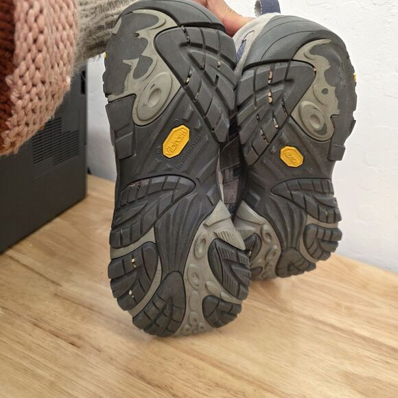 Merrell Moab Vent Hiking Outdoor Shoe, Women's 10. 5 Grey Blue - Picture 6 of 9